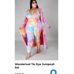 2 piece Tye Dye set